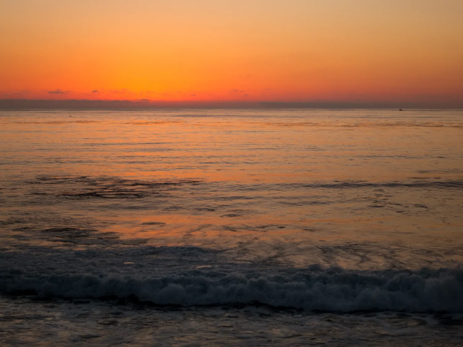 Last light at La Jolla