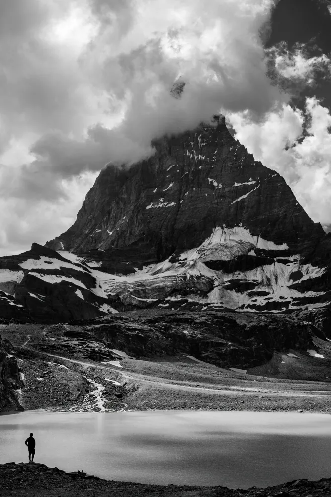 From the Theodulgletschersee below Trockener Steg.