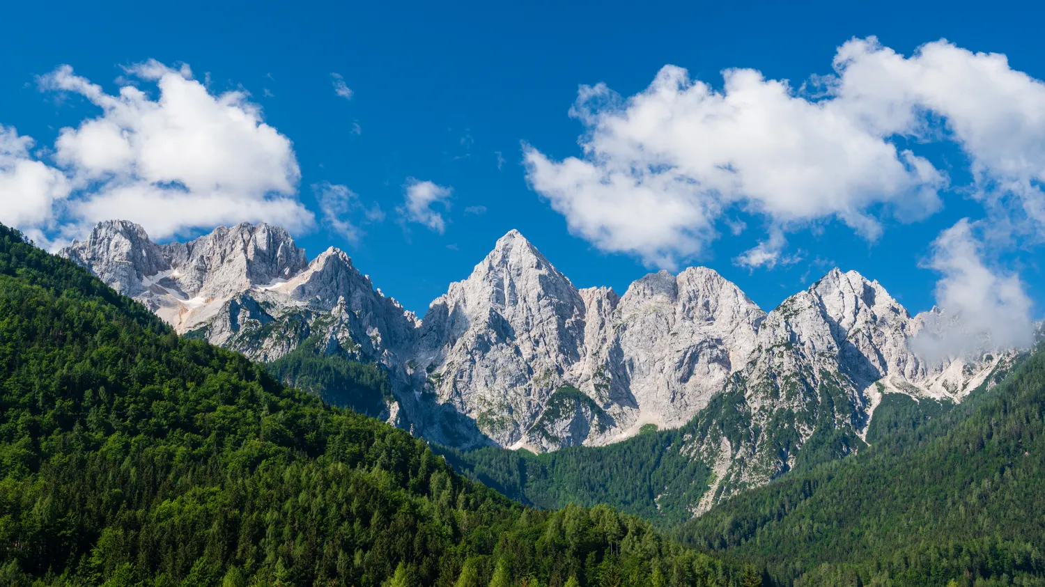 Panorama seen on the drive from Bled to Bovec.