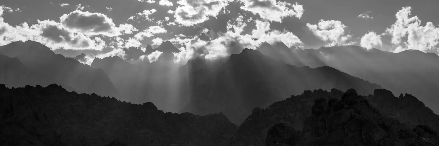 Early fall light in the Alabama HIlls.