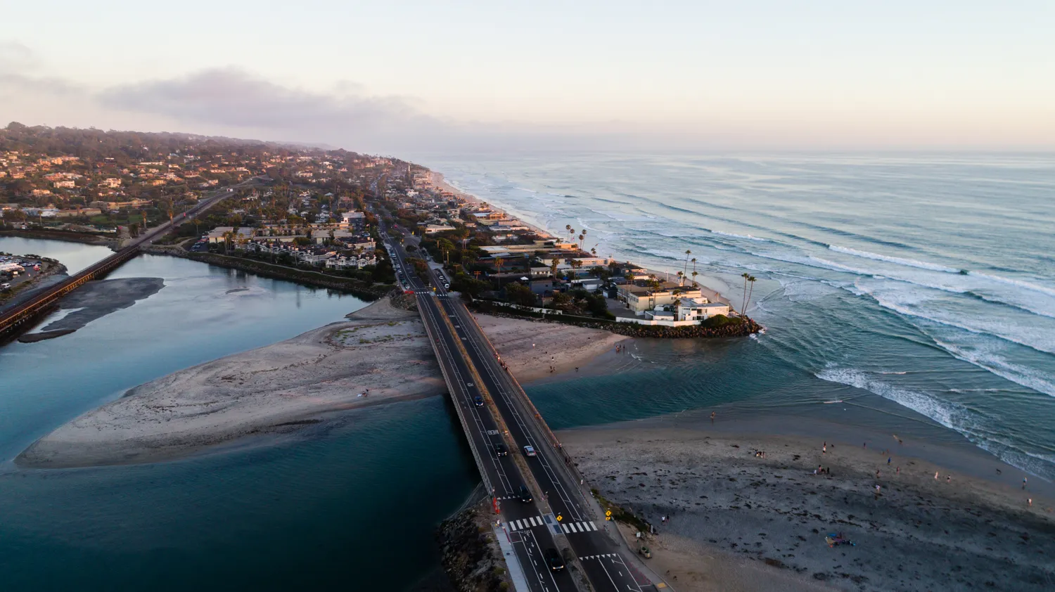 Just north of Del Mar, CA