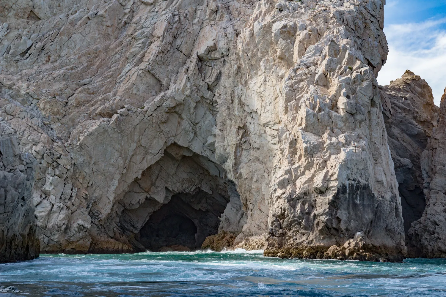 Near the Cabo Arch.