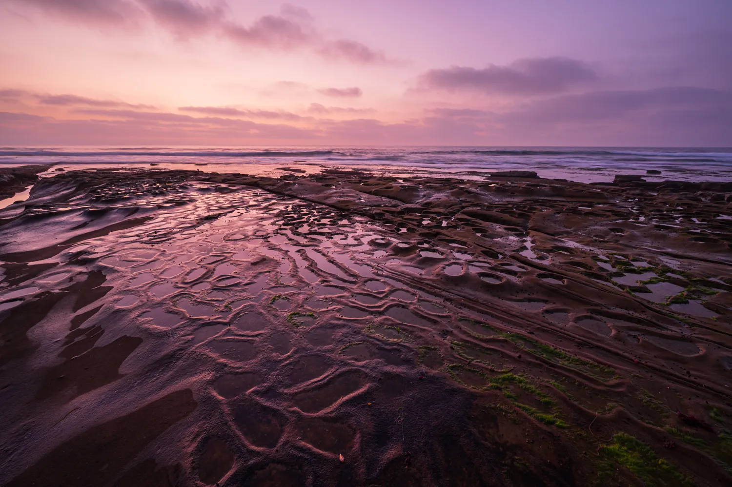 Just after sunset.