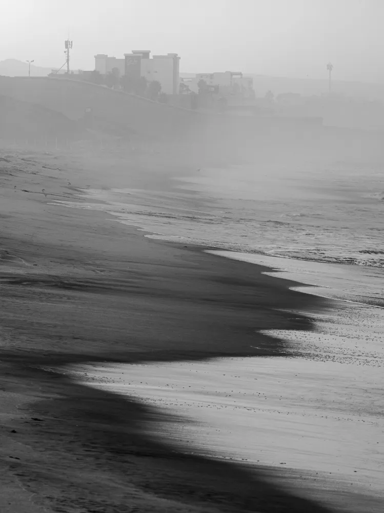 Early morning fog at Border Field State Beach.