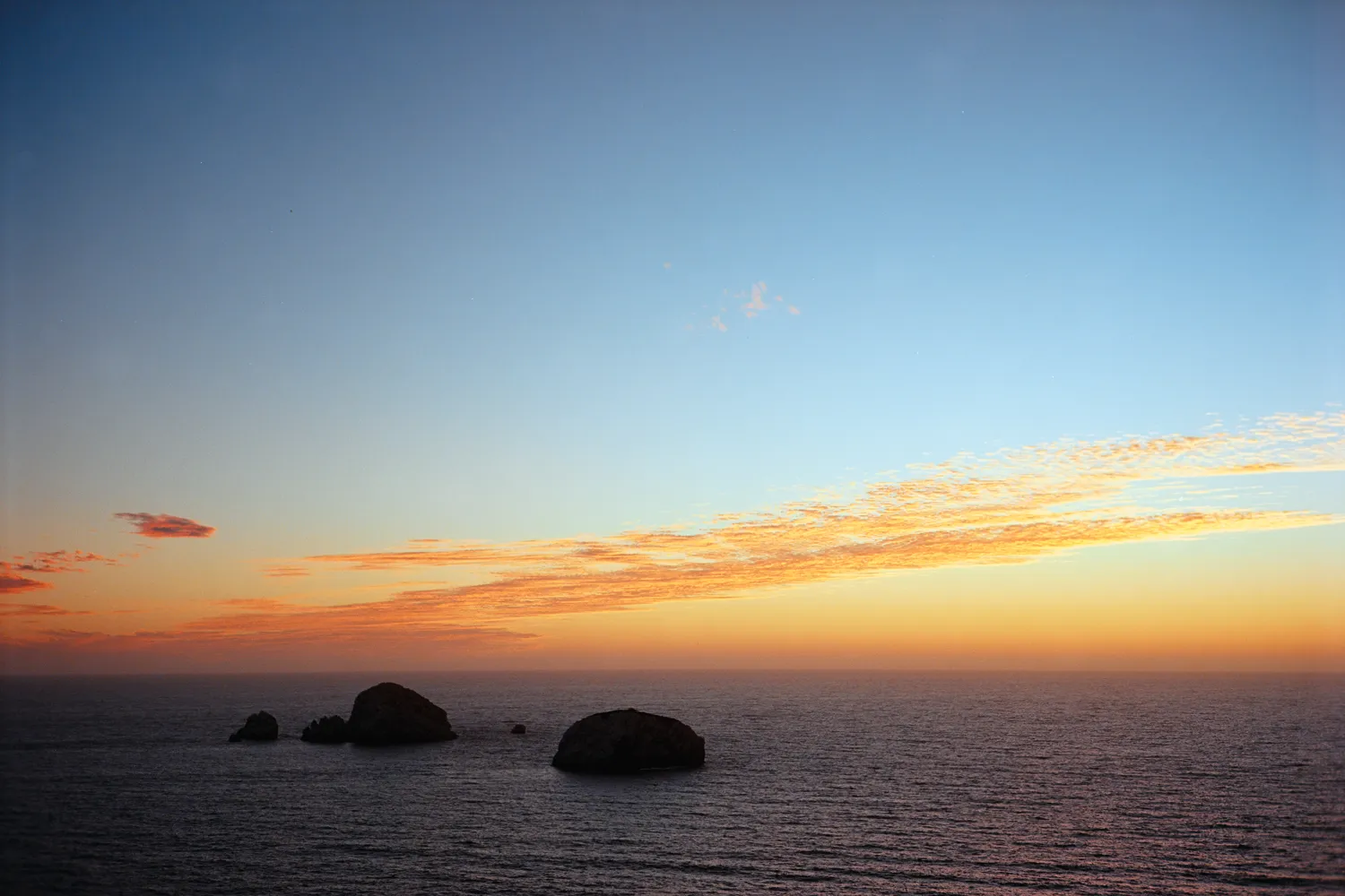 A few minutes after sunset in Mazatlán.