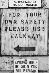 PLEASE USE WALKWAY