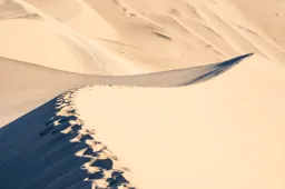 Afternoon Sun at Eureka Sand Dunes