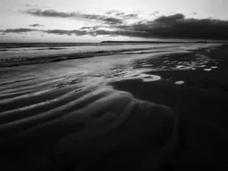 Silver Strand at Sunset in Silver