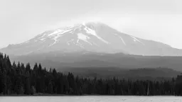 Smoky Day at Trillium Lake