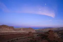 Moonrise at Capitol Reef