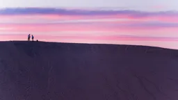 Dusk at Mesquite Dunes