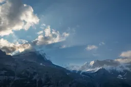 Sunrise in the Lauterbrunnental