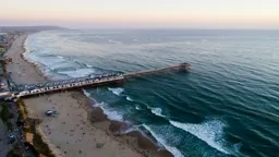 Sunset at Crystal Pier