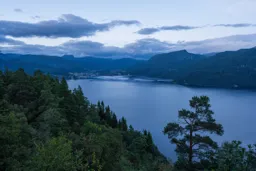 Blue Hour Over the Saudfjord