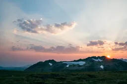 Beartooth Pass Sunset