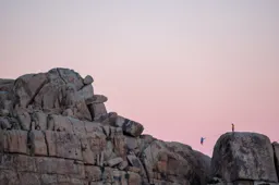 Slackliners at Dusk