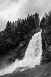 Rainy Day at the Waterfall