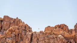 Slacklining at Joshua Tree
